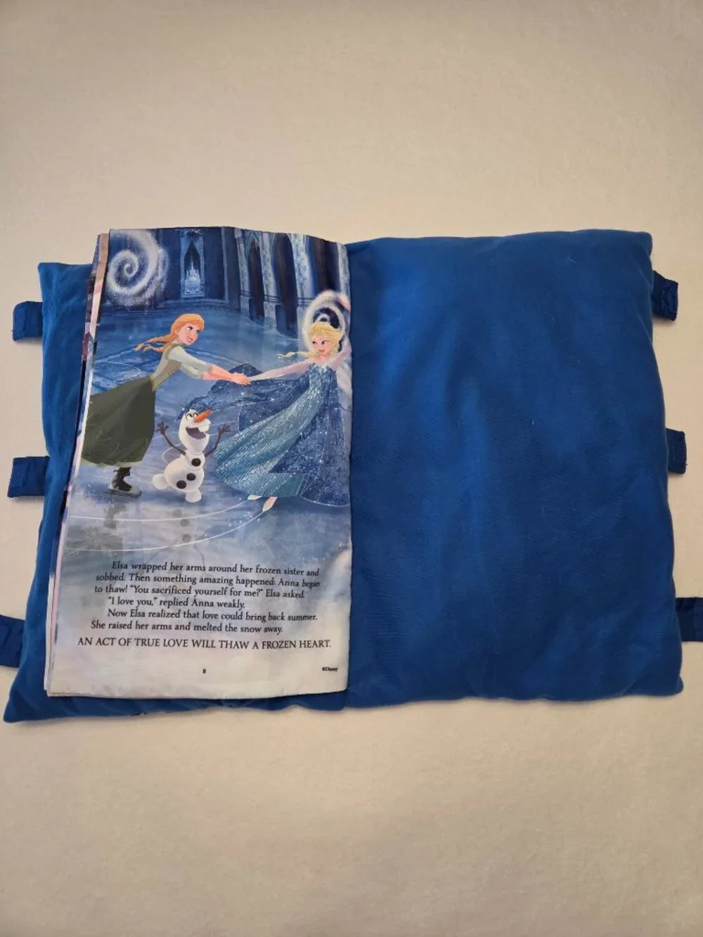 Disney Frozen Follow Your Heart Pillow Book Blue